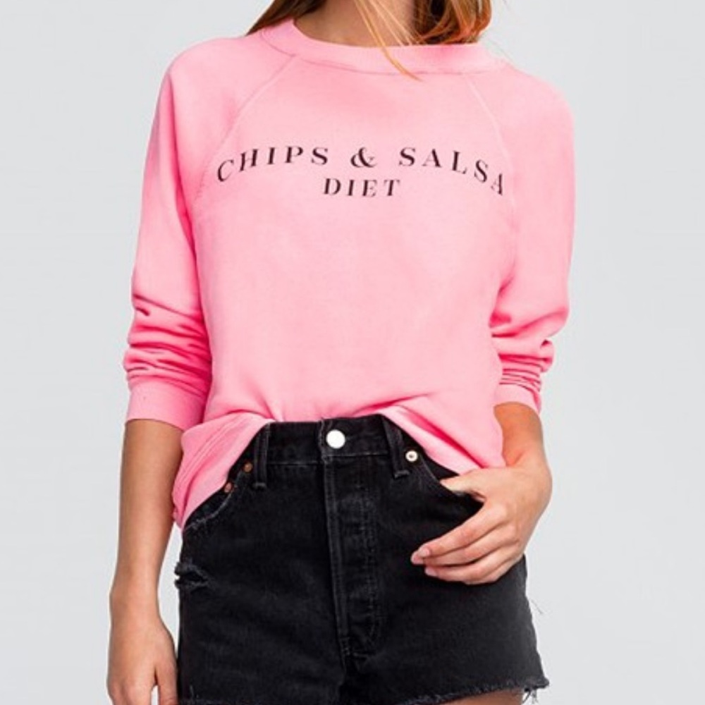 Wildfox chips & salsa diet sweatshirt
